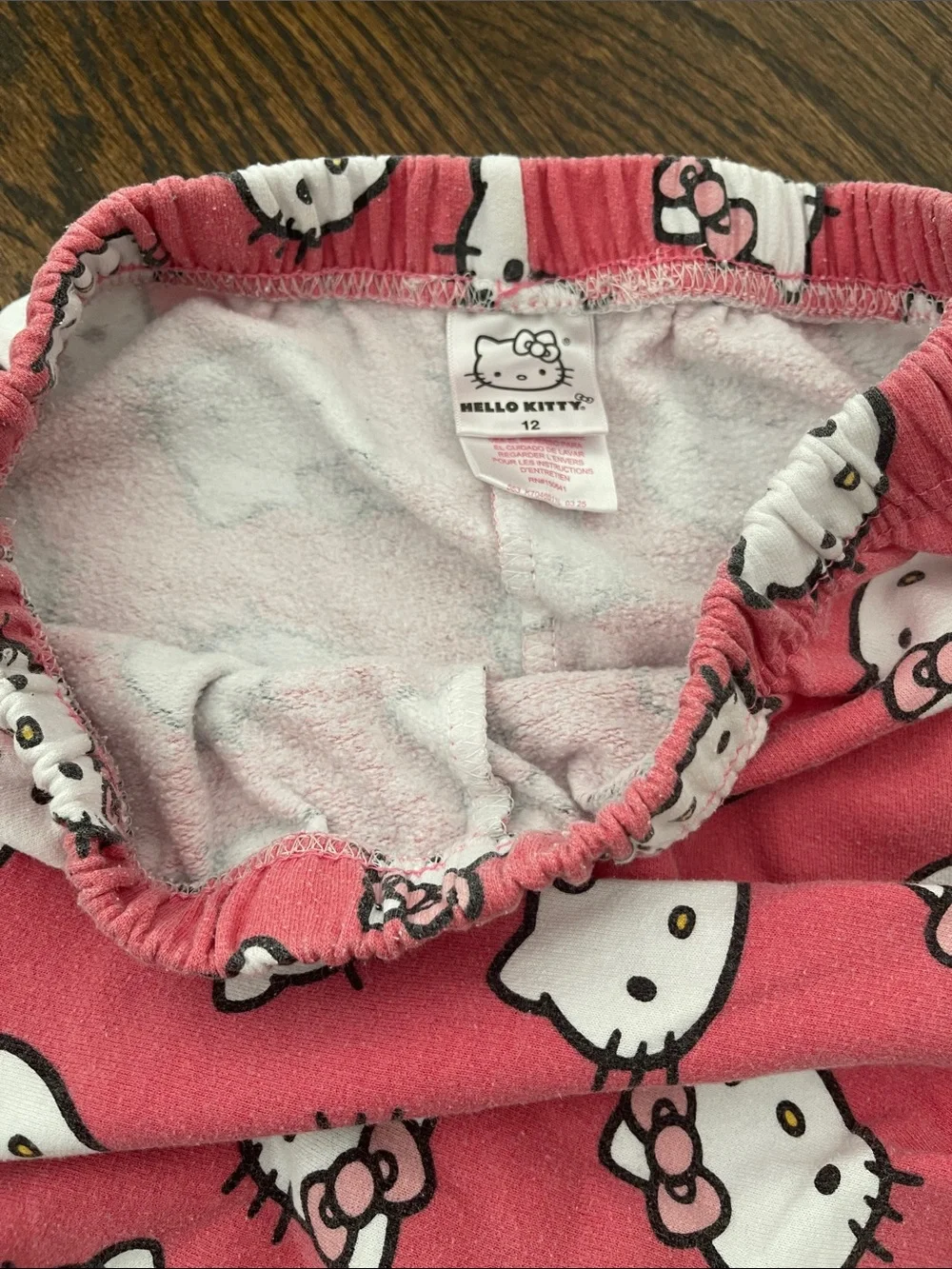 Hello Kitty Bright Pink Kids Pajama Set with All-Over Print